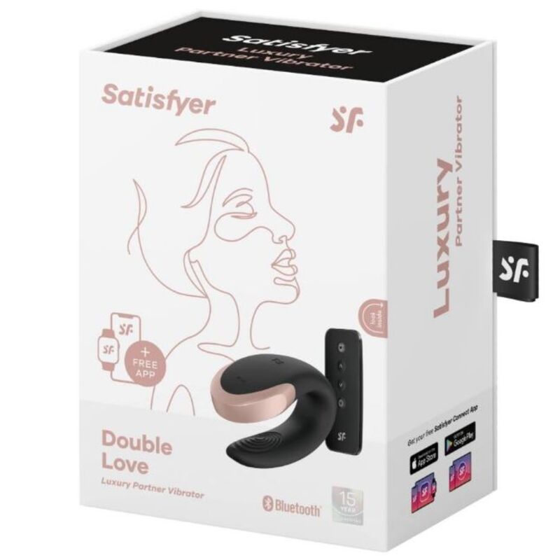 SATISFYER - VIBRATORE DOUBLE LOVE PARTNER DI LUSSO NERO - immagine 5