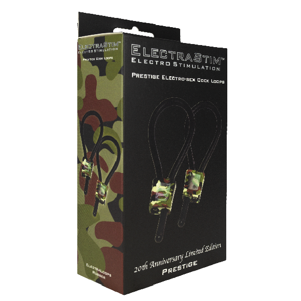 ELECTRASTIM - ANELLI PER IL CAZZO REGOLABILI PRESTIGE ELECTRALOOPS CAMOUFLAGE - immagine 4