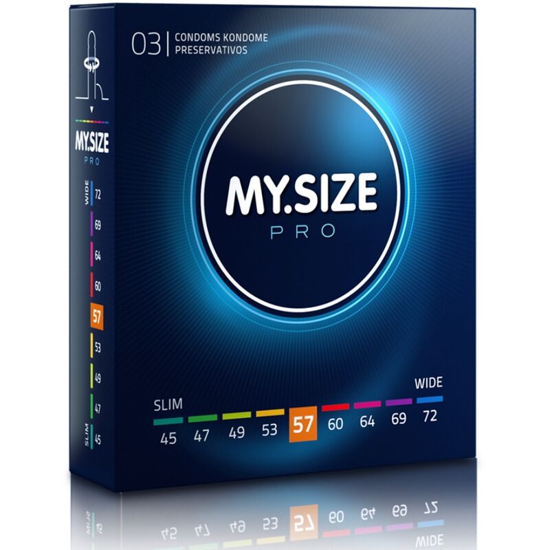 My Size – Pro Preservativi 57 MM – 3 Unità