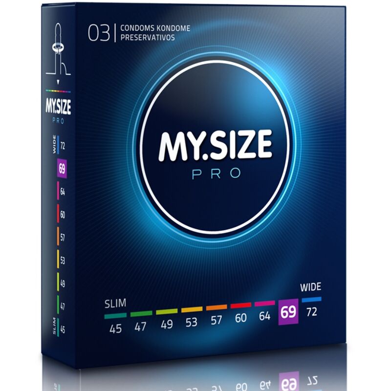 My Size - Pro Preservativi 69 MM - 3 Accessori