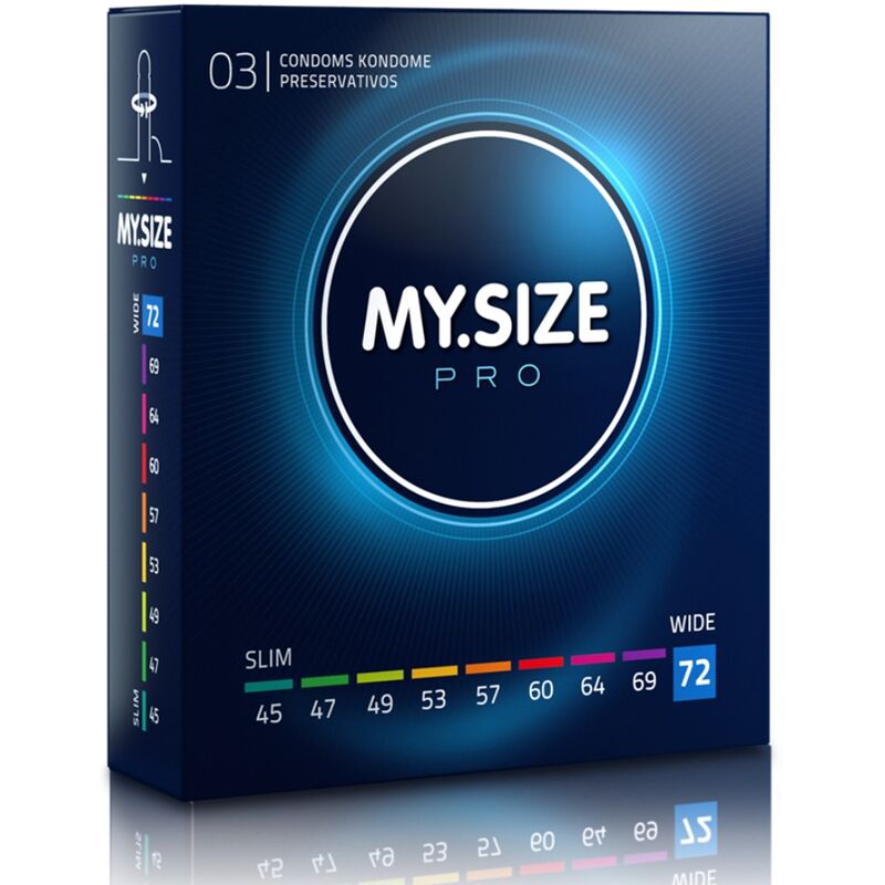My Size – Pro Preservativi 72 MM - 3 Unità