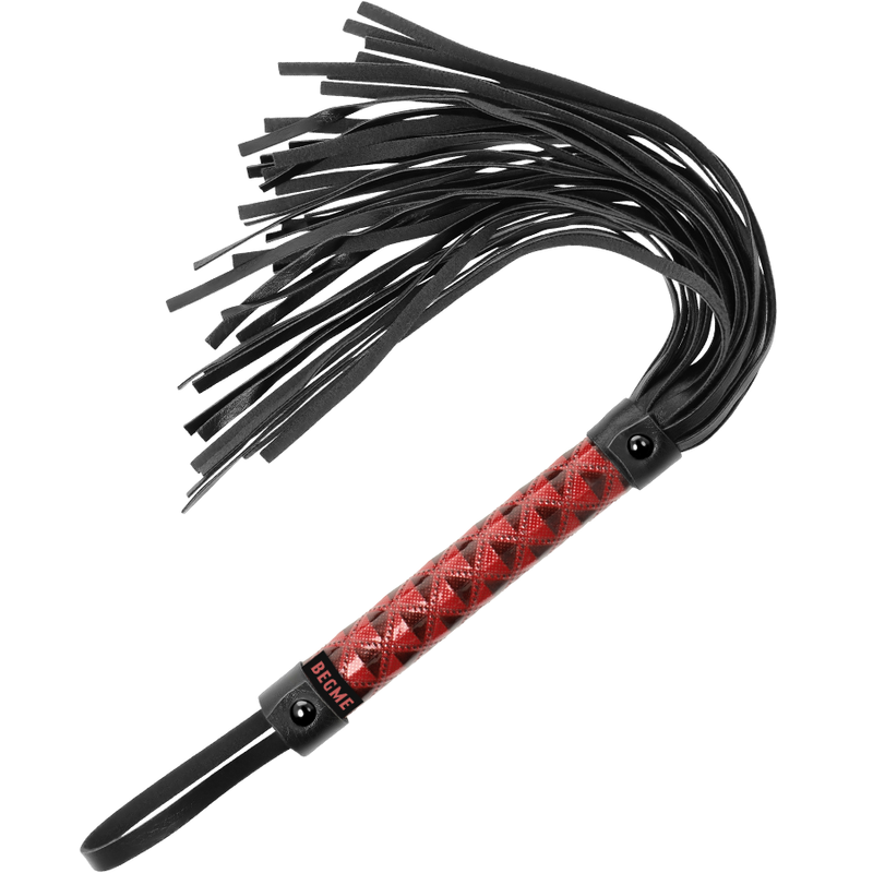 Begme - Flogger in Pelle Vegana Edizione Rossa