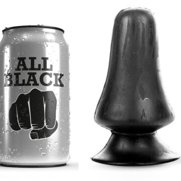 ALL BLACK - PLUG ANALE 12 CM