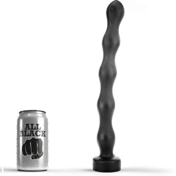 ALL BLACK - PLUG SFERA ANALE 32 CM