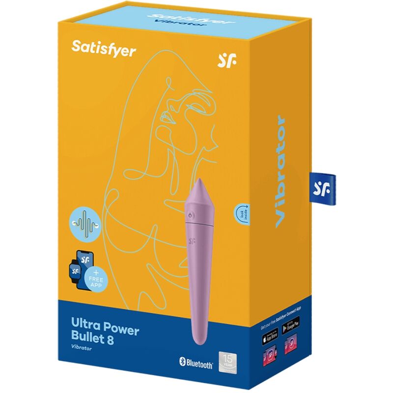 SATISFYER - ULTRA POWER BULLET 8 LILLA - immagine 3
