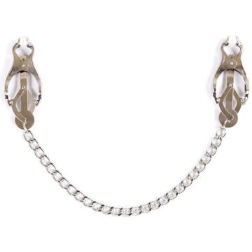 MORSETTI PER CAPEZZOLI METALLICI FETISH OHMAMA E CATENA