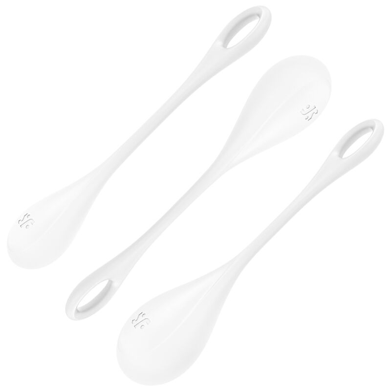 Set Da Allenamento Yoni Power 1 – Bianco – Satisfyer