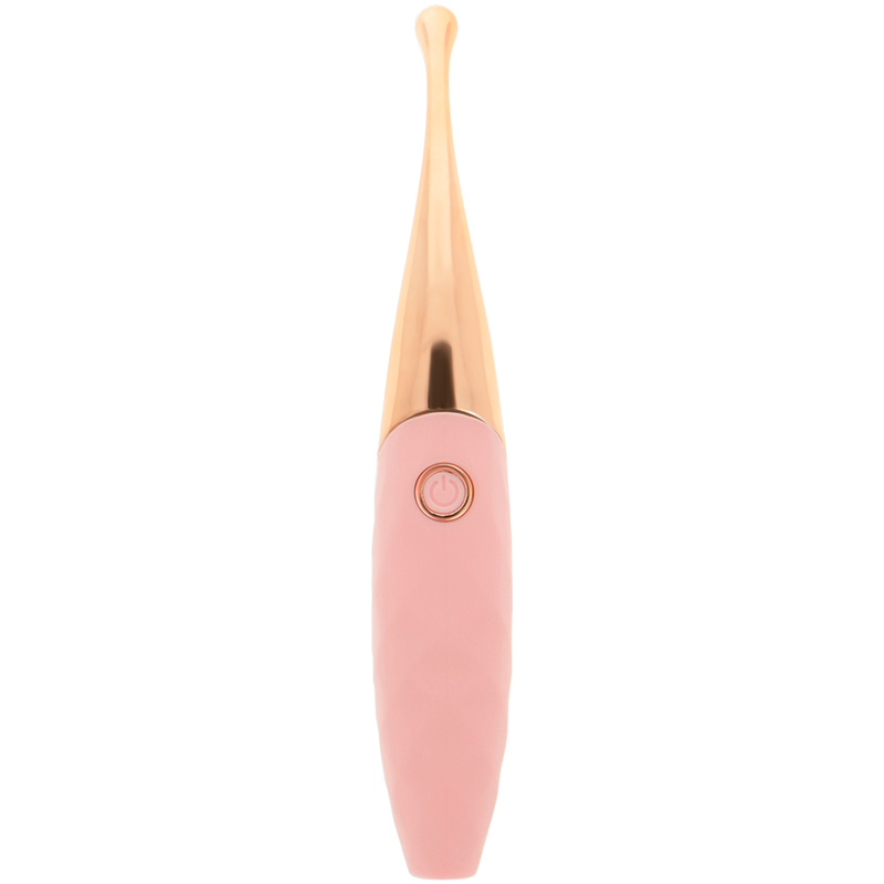 OHMAMA - STIMOLATORE CLITORIDE RICARICABILE 36 MODALITÀ ROSA-ORO ROSA - immagine 4
