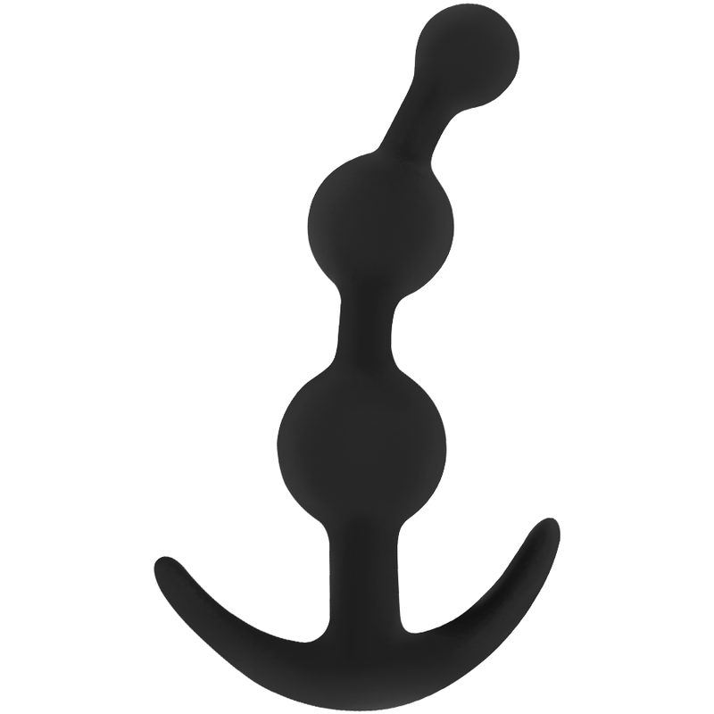 TAPPO ANALE CURVO IN SILICONE OHMAMA 13 CM - immagine 2