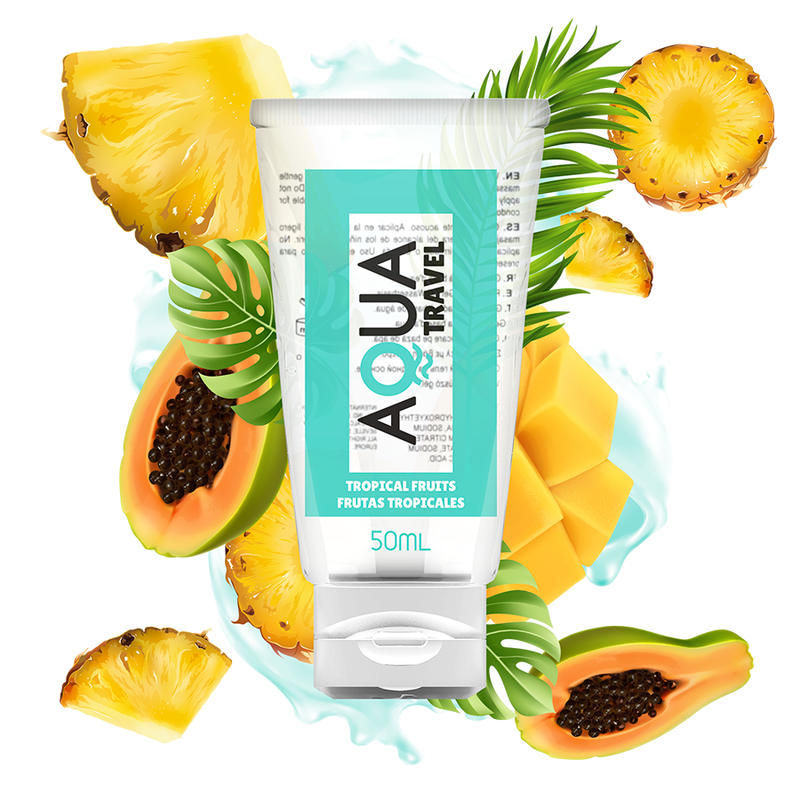 AQUA TRAVEL FLAVOUR LUBRIFICANTE A BASE D''ACQUA FRUTTA TROPICALE - 50 ML