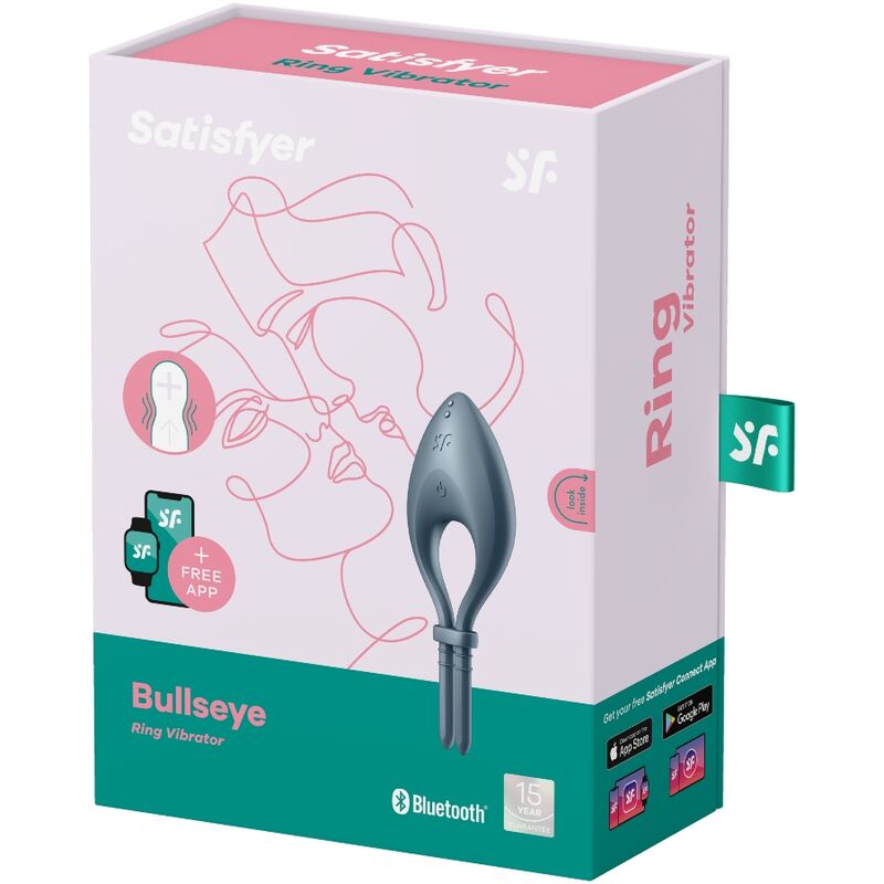 Vibratore Bullseye Ring Grigio – Satisfyer - immagine 3