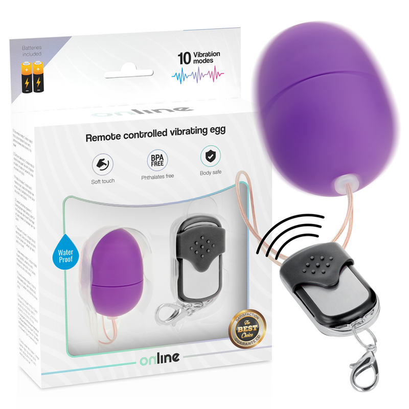 TELECOMANDO ONLINE UOVO VIBRANTE S - VIOLA