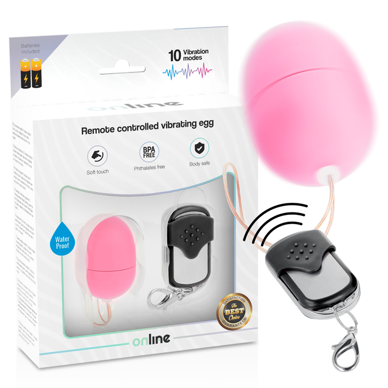 TELECOMANDO ONLINE UOVO VIBRANTE S - ROSA