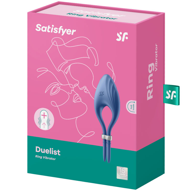 SATISFYER DUELIST ANILLO VIBRADOR - AZUL - immagine 4