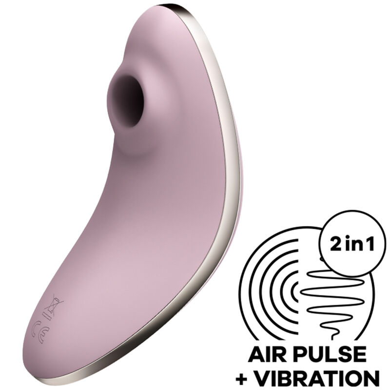 SATISFYER VULVA LOVER 1 STIMOLATORE E VIBRATORE A IMPULSI D'ARIA - VIOLA
