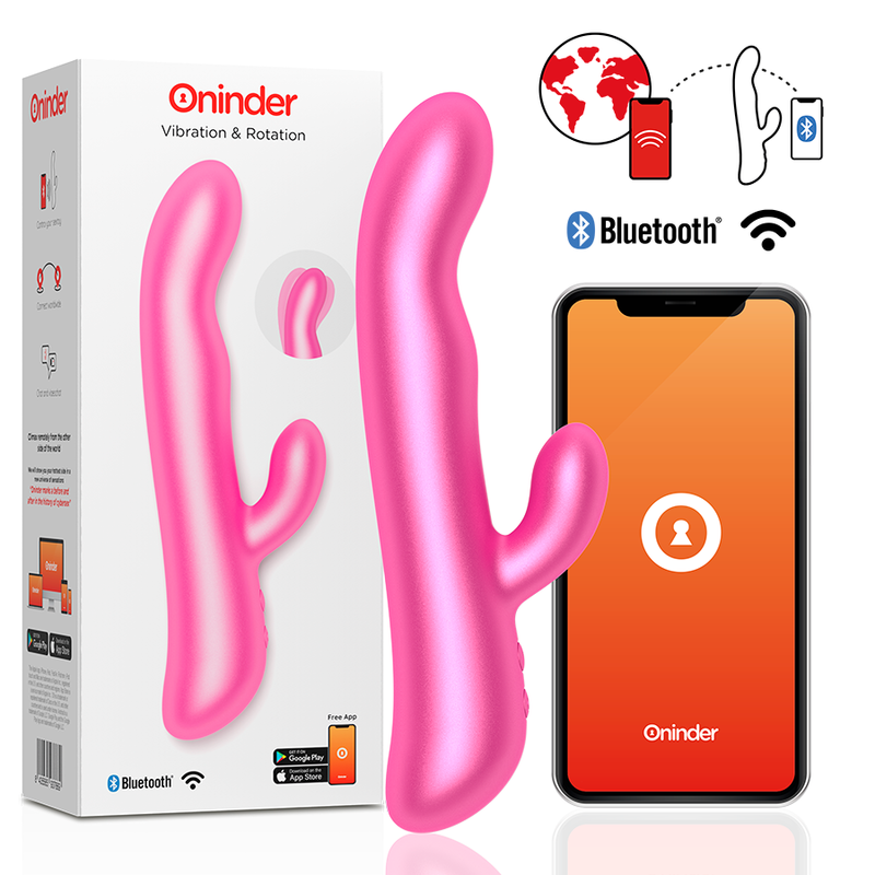 ONINDER VIBRATION  ROTATION PINK - FREE APP
