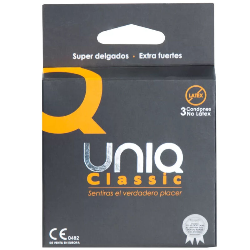 Uniq Classic - Preservativi Senza Lattice - 3 pezzi