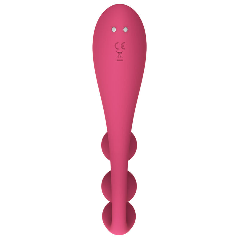 SATISFYER - MULTI VIBRATORE TRI BALL 1 ROSSO - immagine 3