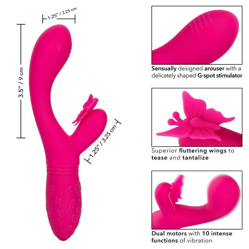 CALEXOTICS - BUTTERFLY KISS FLUTTER ROSA - immagine 3