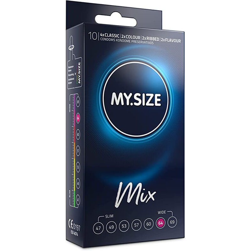 My Size – Mix Preservativi 64 MM – 10 Unità