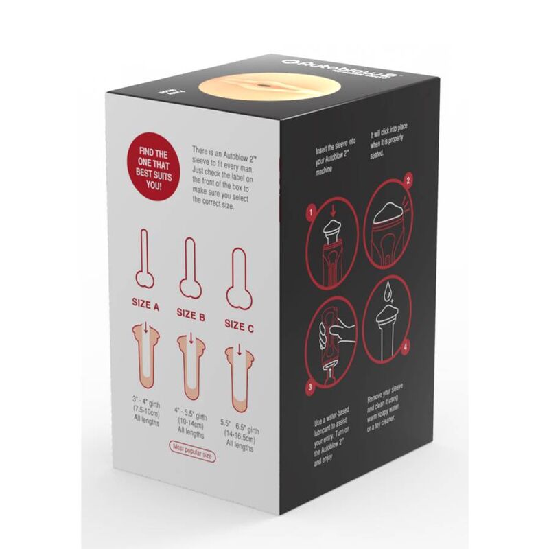 AUTOBLOW - 2+ MANICHE VAGINE TAGLIA B - immagine 4