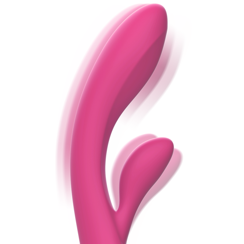 INTENSE - VIBRATORE LUIGI RABBIT SILICONE LIQUIDO ROSA - immagine 3