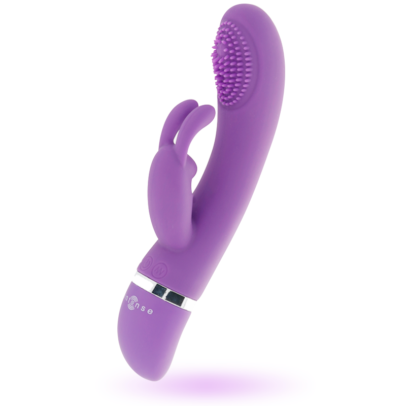 INTENSE - VIBRATORE OSCILLANTE IN SILICONE RABBIT LILLA SUSY - immagine 2