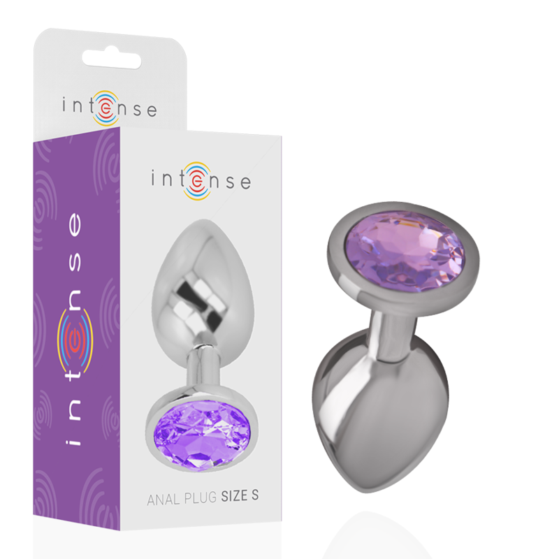 INTENSE - ANAL PLUG METAL VIOLET SIZE L
