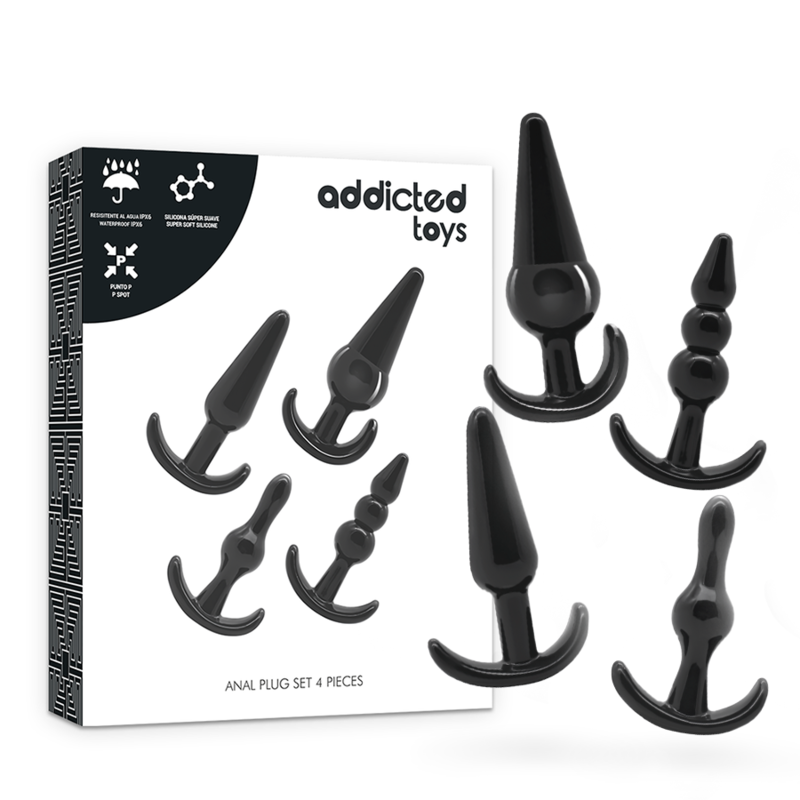 Addicted Toys – Set di 4 Tappi Anali