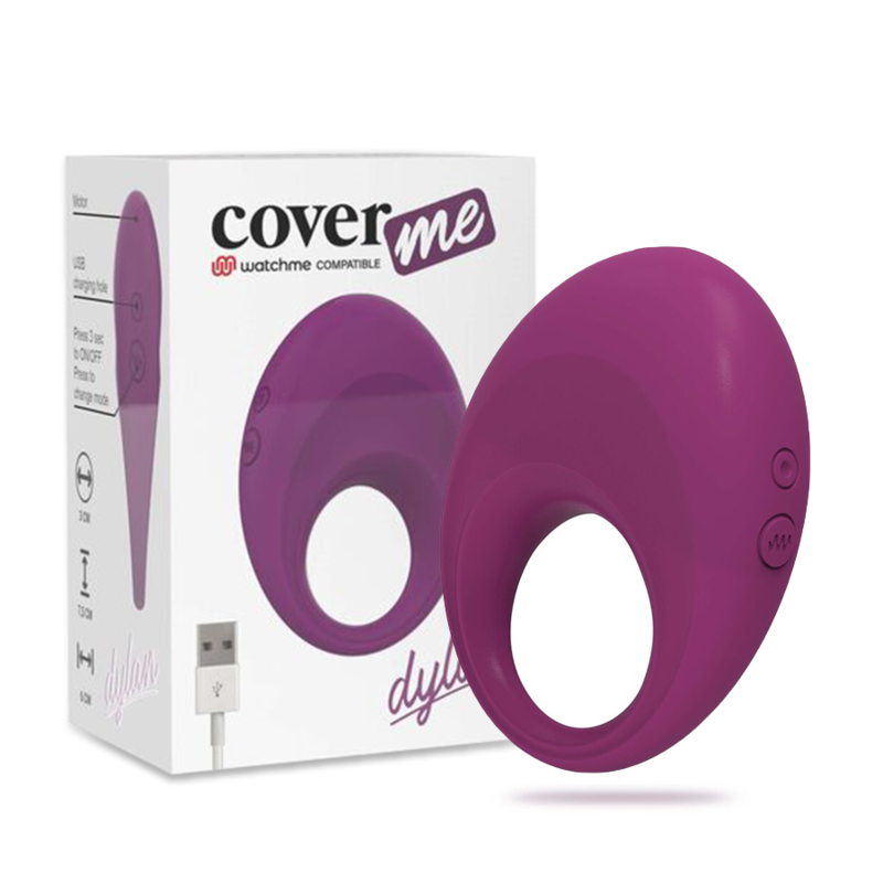 COVERME DYLAN COCK RING RICARICABILE 10 VELOCITÀ IMPERMEABILE