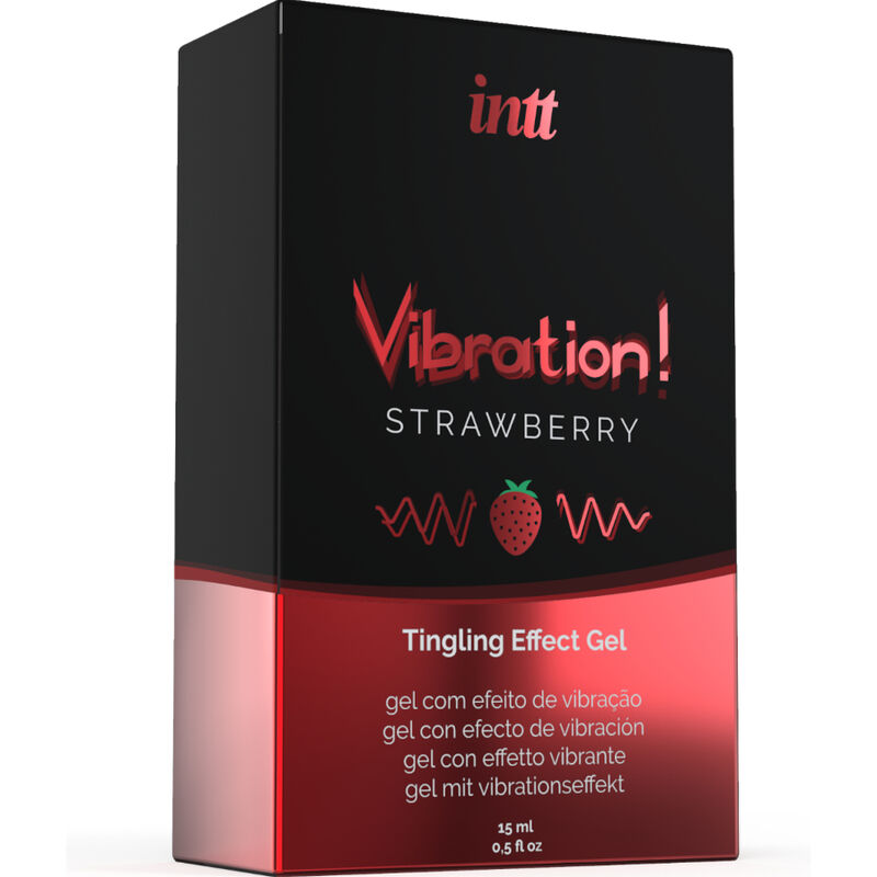 INTT – POTENTE GEL VIBRANTE LIQUIDO STIMOLANTE INTIMO FRAGOLA 15 ML - immagine 3