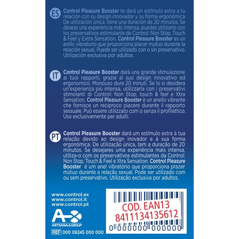 CONTROL - ANELLO VIBRATORE PLEASURE BOOSTER - immagine 3