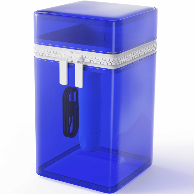 B SWISH - VIBRATORE RICARICABILE IN SILICONE BLU BCUTE CURVE INFINITE CLASSIC EDIZIONE LIMITATA - immagine 3