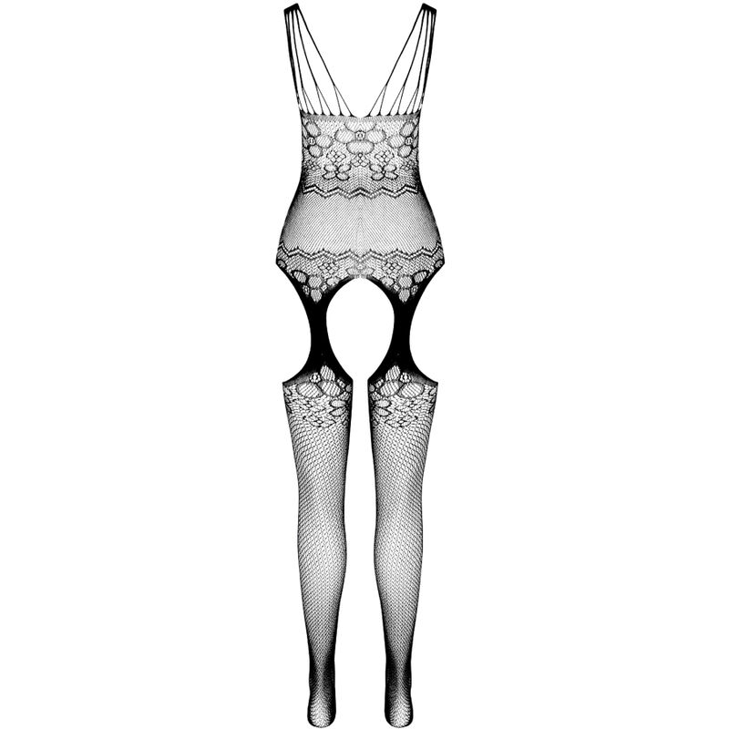 PASSION - COLLEZIONE ECO BODYSTOCKING ECO BS004 NERO - immagine 4