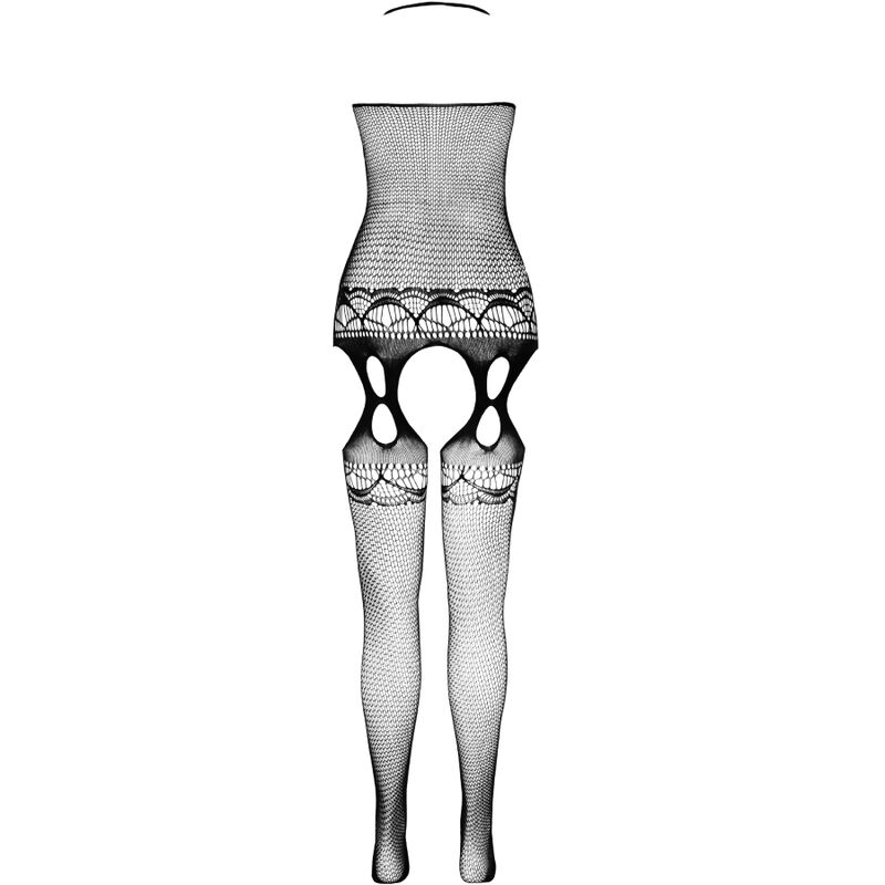 PASSION - COLLEZIONE ECO BODYSTOCKING ECO BS006 NERO - immagine 4