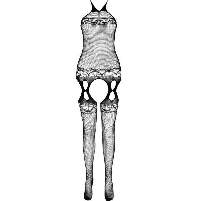 PASSION - COLLEZIONE ECO BODYSTOCKING ECO BS006 NERO - immagine 3