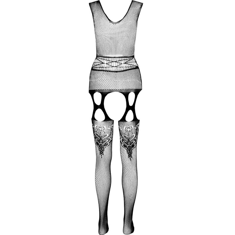 PASSION - COLLEZIONE ECO BODYSTOCKING ECO BS014 NERO - immagine 4