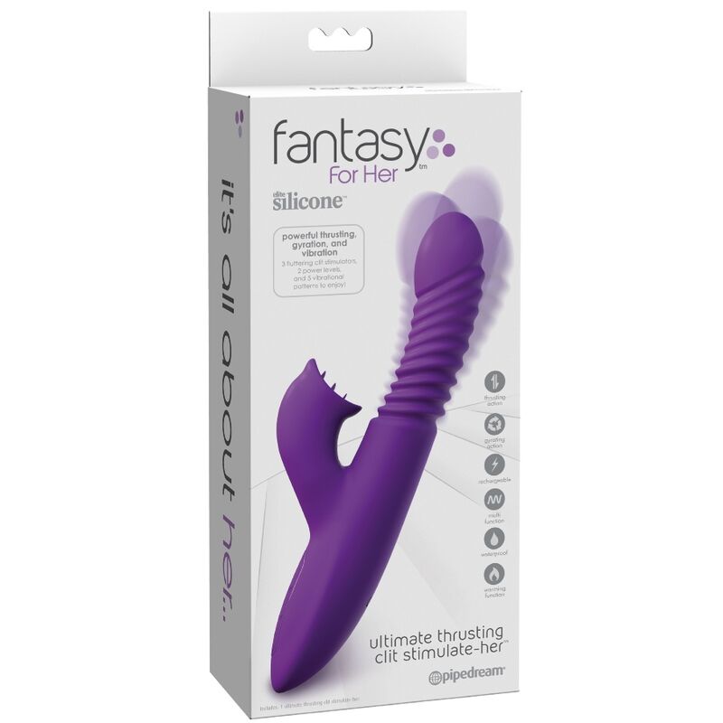 FANTASY FOR HER - STIMOLATORE DEL CLITORIDE CON OSCILLAZIONE DEL CALORE E FUNZIONE VIBRAZIONE VIOLA - immagine 5