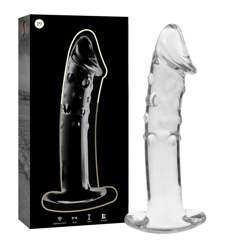 Dildo in Vetro 18,5 CM x 4 CM – Nebula Series by Ibiza