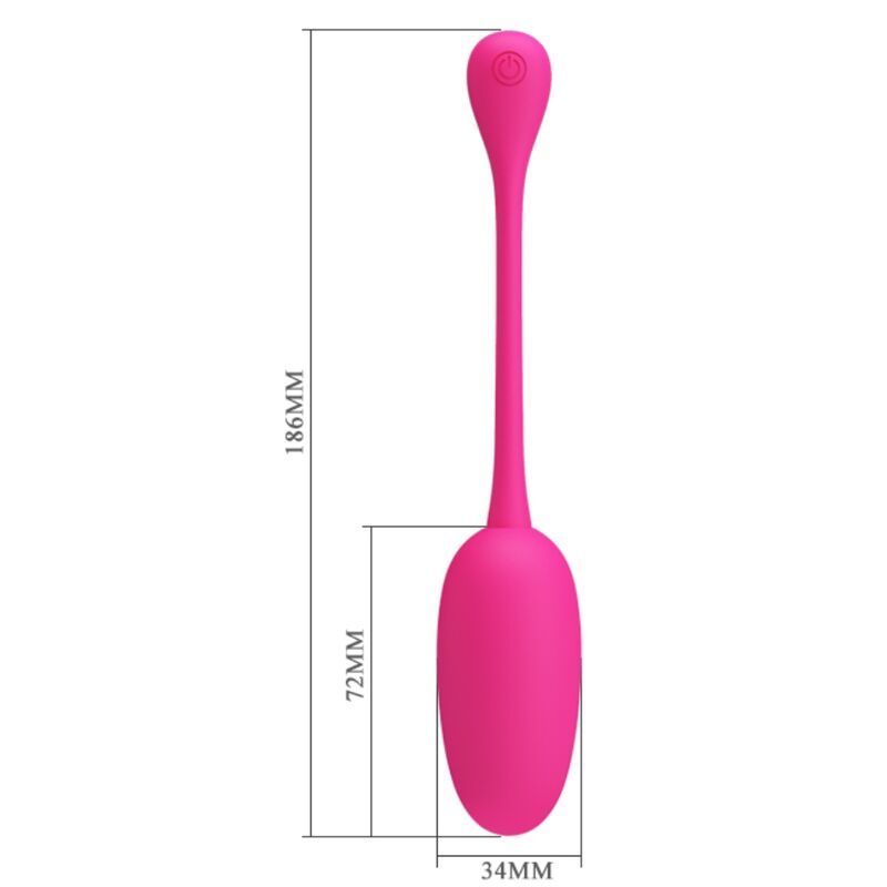 PRETTY LOVE - UOVO VIBRANTE RICARICABILE KNUCKER ROSA - immagine 5