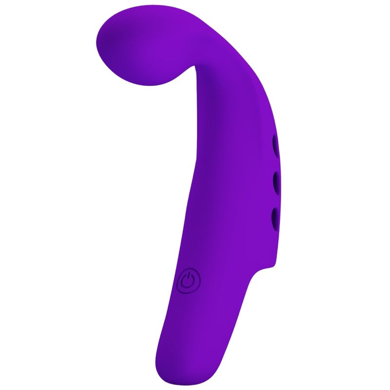 Pretty Love – Vibratore da Dita Ricaricabile Gorgon Viola