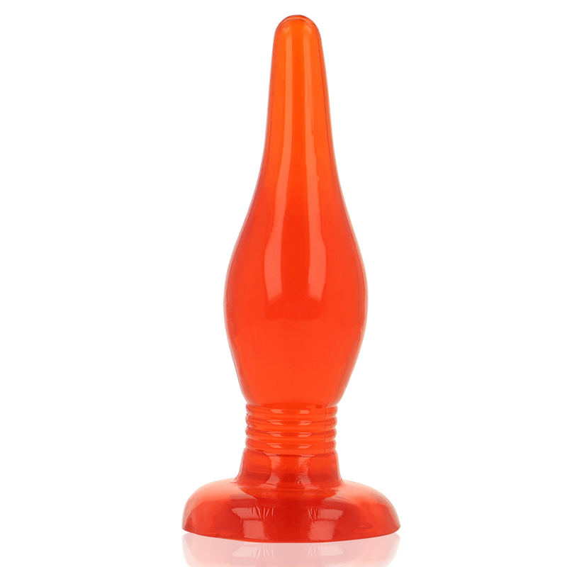 PLUG ANAL TACTO SUAVE ROJO 14.2