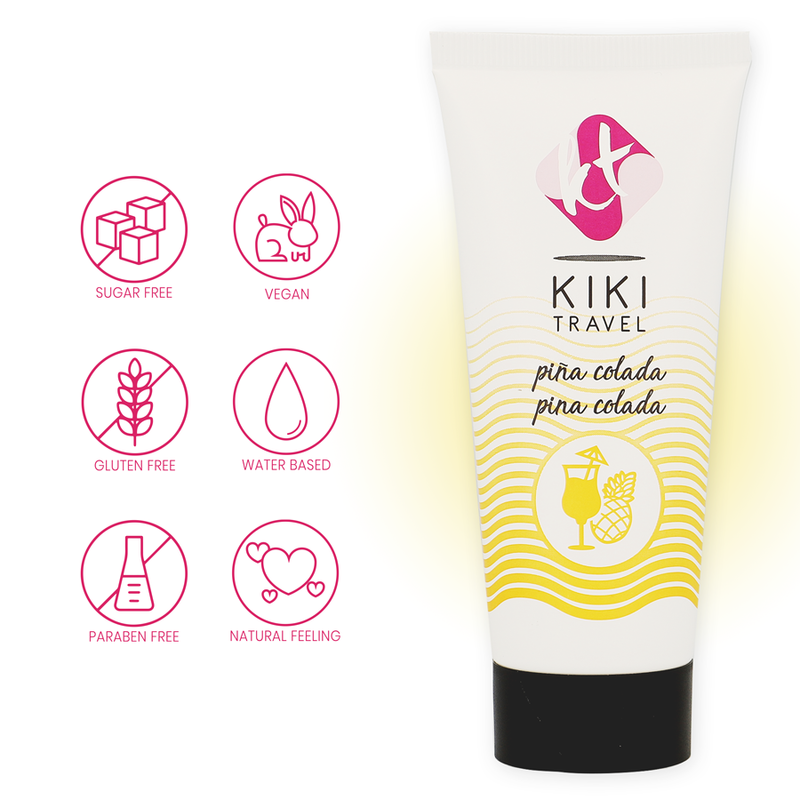 LUBRIFICANTE KIK TRAVEL PINA COLADA 50 ML - immagine 4
