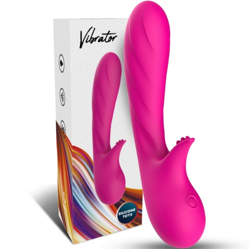 ARMONY - VIBRATORE ROMANCE CON STIMOLATORE FUCSIA - immagine 5