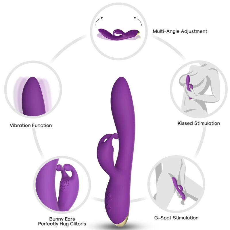 ARMONY - BONNIE VIBRATORE RABBIT VIOLA - immagine 2