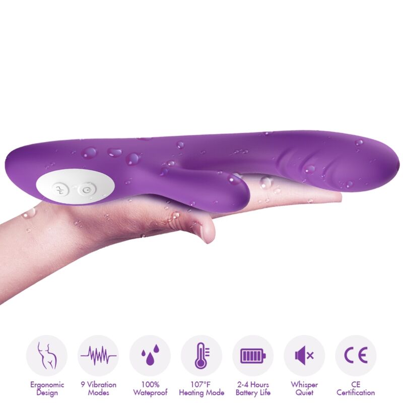 ARMONY - VIBRATORE SPARK EFFETTO CALORE VIOLA - immagine 2
