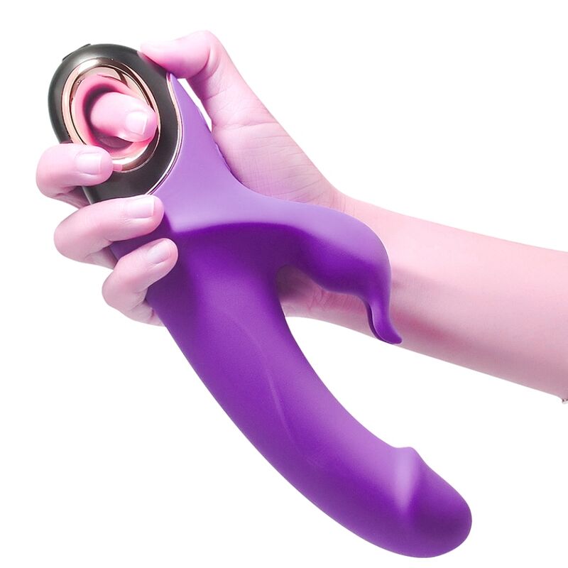 ARMONY - METEROR DILDO VIBRATORE CONIGLIO VIOLA - immagine 4