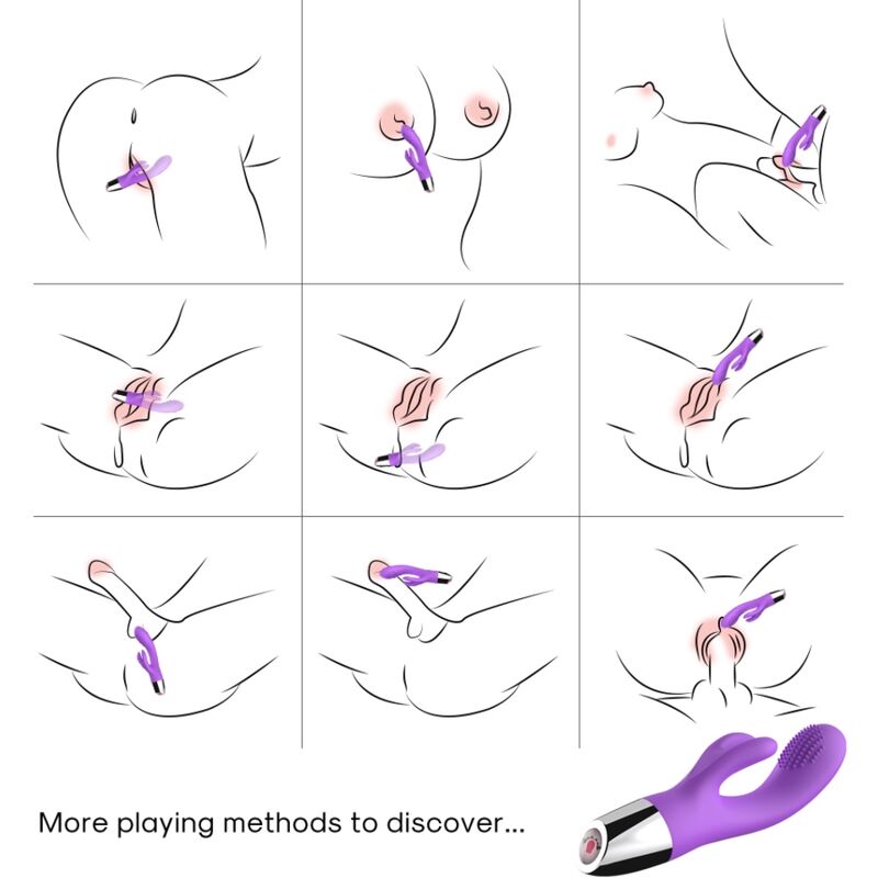 ARMONY - VIBRATORE RABBIT VIOLA - immagine 2