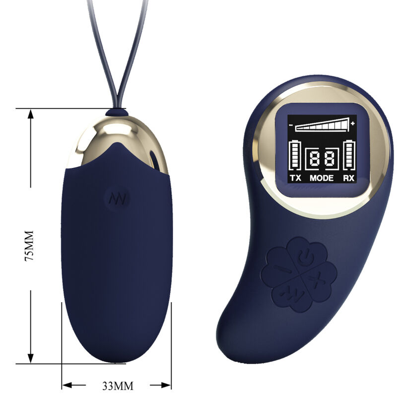 PRETTY LOVE - TELECOMANDO UOVO VIBRANTE MINA BLU - immagine 3
