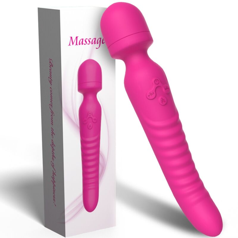 ARMONY - MISSION MASSAGGIATORE E VIBRATORE EFFETTO CALORE FUCSIA - immagine 4